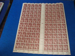 N° 653 En Feuille  De  100 Timbres Entières Neuves - Hojas Completas