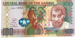 GAMBIA P29b 100 DALASI  ND   #D    Signature 16    VF  NO P.h. - Gambie