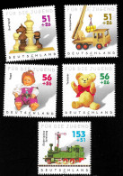 2002 Toys Michel DE 2260 - 2264 Stamp Number DE B902 - B906 Yvert Et Tellier DE 2088 - 2092 Xx MNH - Unused Stamps