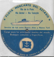 226180 ARGENTINA SHIP BARCO FLOTA MERCANTIL DEL ESTADO ENTRE BUENOS AIRES Y NUEVA YORK US NO POSTAL POSTCARD - Argentinien