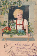 CPA - Illustrateur  - Style Viennoise- Enfant  - Gaufrée - Before 1900