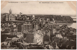 CPA 50 - GRANVILLE (Manche) - 80. La Ville Et Les Falaises - Granville