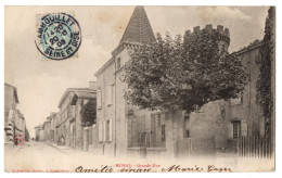CPA 26 - MORAS (Drôme) - Grande Rue - Dos Simple - Sonstige & Ohne Zuordnung