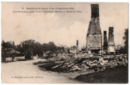 CPA 51 - COURDEMANGES (Marne) - 28. Route De Vitry. Bataille De Septembre 1914 - Sonstige & Ohne Zuordnung