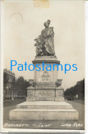 215651 PERU LIMA MONUMENTO A COLON SPOTTED POSTAL POSTCARD - Peru