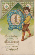 CPA - Illustrateur  - Style Viennoise- Enfant  - Gaufrée - Ante 1900