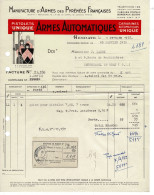 Facture , Document , Courrier : Armes Automatiques à Hendaye , Envoyé à Neuchâtel En Bray - France . - 1950 - ...