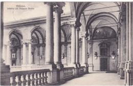 MILANO - CARTOLINA - INTERNO DEL PALAZZO BRERA - VIAGGIATA PER MERATE BRIANZA - 1911 - Milano (Milan)