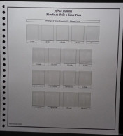 Marche Da Bollo & Fiscali Colonie Italiane - Raccolta COMPLETA Fogli Aggiornamento Standard 22 Anelli Con Taschine - Steuermarken
