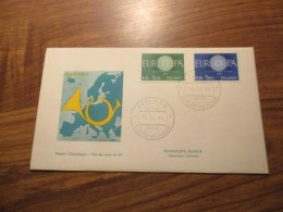 FDC - 1er Jour - Islande - 1960 - Europa - FDC