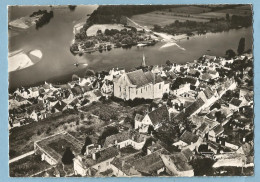 A121  CPSM  CANDES-SAINT-MARTIN  (Maine Et Loire)  Vue D'ensemble Et L'Eglise   ++++++++ - Autres & Non Classés