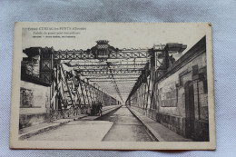 Cpa 1911, Cubzac Les Pont, Entrée Du Grand Pont Des Piétons, Gironde 33 - Cubzac-les-Ponts