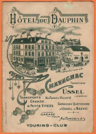 19 - F34690PAP - USSEL - Note D'hotel - Gravure - Très Bon état - CORREZE - 1900 – 1949