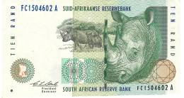 SOUTH AFRICA P123a 10 RAND 1993   AU - South Africa
