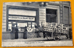 MILITARIA  - " La Caissette Du Soldat Belge " - Départ Quotidien Des Caissettes - Weltkrieg 1914-18