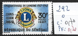 SENEGAL 292 Oblitéré Côte 0.70 € - Senegal (1960-...)