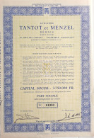 Ateliers TANTOT Et MENZEL  Réunis  - Etterbeek - 1953 - Sonstige & Ohne Zuordnung