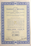 Ateliers TANTOT Et MENZEL  Réunis  - Etterbeek - 1953 - Other & Unclassified