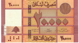 LEBANON P93c 20.000 POUNDS 2019  #C/02  UNC. - Líbano