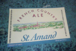 Bénifontaine Brasserie Castellan Ancienne étiquette  De Bière Anglaise Ale Non Utilisée French Country St Amand - Beer
