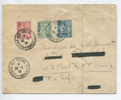 ROUAD : POSTES N°1, 2 ET 3 SUR LETTRE DU 26/3/1916 SIGNEE CALVES - Covers & Documents