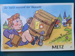 Metz Carte à Système , Dépliant , Dans La Valise Vous Verrez Metz , Bozz - Metz