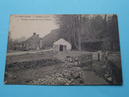 Hédé ( I & V - 3 ) La Bretagne Paysage Au Pied Du Vieux Château ( Edit.: ? ) Anno 19?? ( Zie / Voir SCANS ) ! - Rennes