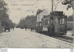 Julot1939 ....  COUILLET ..-- TRAM TERMINUS . 1921 Vers MONTIGNY . Voir Verso . - Charleroi