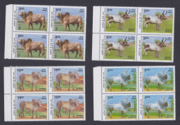 Inde India 2000 MNH Indigenous Breeds Of Cattle, Cattles, Gir, Kankrej, Hallikar, Kangayam, Cow, Block - Ongebruikt