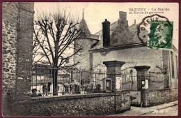 28 - B28205CPA - BLEURY - La Mairie Et L'Ecole De Garçons - Bon état - EURE-ET-LOIR - Autres & Non Classés