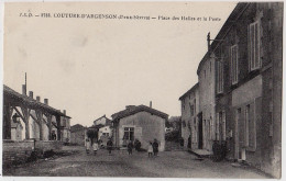 79 - B18026CPA - COUTURE D' ARGENSON - Place Des Halles Et La Poste - Très Bon état - DEUX-SEVRES - Autres & Non Classés