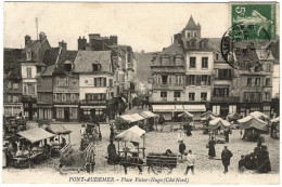 27 - B26215CPA - PONT AUDEMER - Place Victor Hugo - Coté Nord - Très Bon état - EURE - Pont Audemer