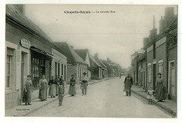 28 - B5909CPA - CHAPELLE ROYALE - La Grande Rue - Café De La Poste - Parfait état - EURE-ET-LOIR - Andere & Zonder Classificatie