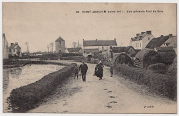 44 - B17402CPA - SAINT JOACHIM - Vue Prise Du Pont De Bais - Très Bon état - LOIRE-ATLANTIQUE - Sonstige & Ohne Zuordnung