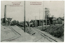 53 - L5816CPA - LE GENEST - MINES D'OR DE LUCETTE - Vue Prise Des Moulins à Or - Puits MINOT Et SAINTE BARBE - Parfait é - Sonstige & Ohne Zuordnung