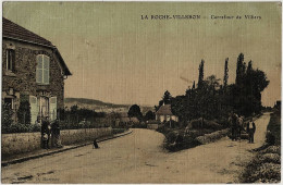 78 - B30962CPA - LA ROCHE VILLEBON - Carrefour De Villiers - Très Bon état - YVELINES - Andere & Zonder Classificatie