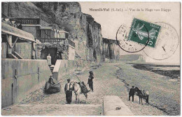 76 - B31774CPA - MESNIL VAL - Vue De La Plage Vers Dieppe - Très Bon état - SEINE-MARITIME - Mesnil-Val