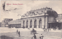 MILANO - CARTOLINA  - VIAGGIATA  1914 - Milano