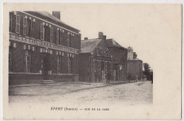 80 - B17779CPA - EPEHY - Rue De La Gare, Cafe Tabac BOUCHEZ - Très Bon état - SOMME - Otros & Sin Clasificación