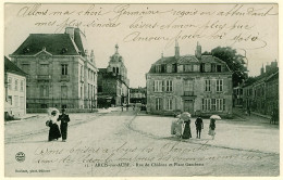 10 - B10513CPA - ARCIS SUR AUBE - Rue De Chalons Et Place Gambetta - Très Bon état - AUBE - Arcis Sur Aube