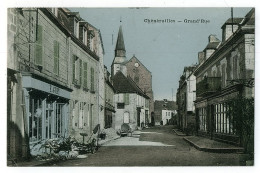 23 - B6936CPA - CHENERAILLES - Grand'Rue - Quiuncaillerie E. GIRY - Parfait état - CREUSE - Chenerailles
