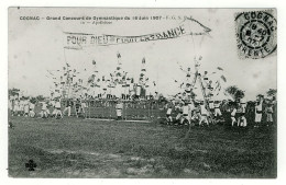 16 - T4496CPA - COGNAC - Grand Concours De Gymnastique - Bon état - CHARENTE - Cognac