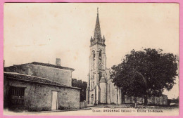 33 - B34940CPA - ORDONNAC - Eglise St Romain - Très Bon état - GIRONDE - Autres & Non Classés