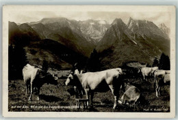 39289908 - Photo H. Huber Nr. 782 - Auf Der Alm - Deutsche Alpenwelt - Vacas