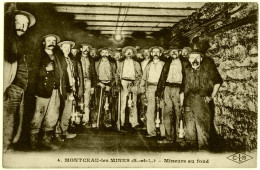 71 - T16771CPA - MONTCEAU LES MINES - Mineurs Au Fond - Très Bon état - SAONE-ET-LOIRE - Montceau Les Mines