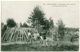 45 - T17422CPA - EN SOLOGNE - Exploitation Sapiniere, La Hutte Des Bucherons - Parfait état - LOIRET - Autres & Non Classés