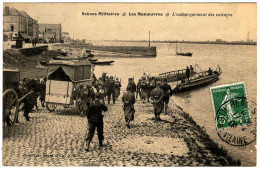 44 - T26336CPA - NANTES - Embarquement Des Voitures - Les Manœuvres - Très Bon état - LOIRE-ATLANTIQUE - Nantes