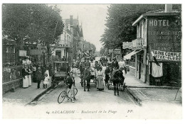 33 - T3684CPA - ARCACHON - Boulevard De La Plage - Parfait état - GIRONDE - Arcachon