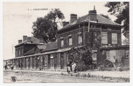 59 - T1160CPA - VIEUX CONDE - 7 - La Gare - Très Bon état - NORD - Vieux Conde