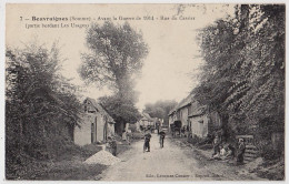 80 - B17726CPA - BEUVRAIGNES - Rue Du Cessier - Partie Bordant Les Usages - Avant Guerre - Très Bon état - SOMME - Beuvraignes